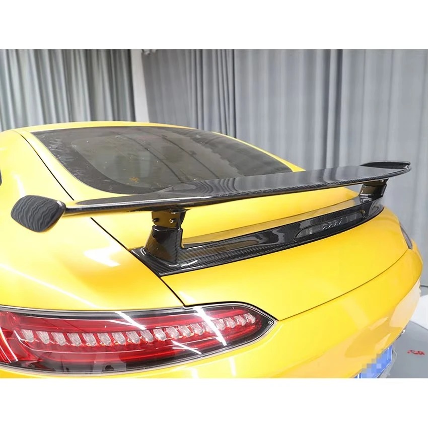 Auto Parts GTR Style Dry Carbon Fiber Rear Spoiler Wing For  GT GTS Body Kit Car Parts